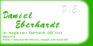 daniel eberhardt business card